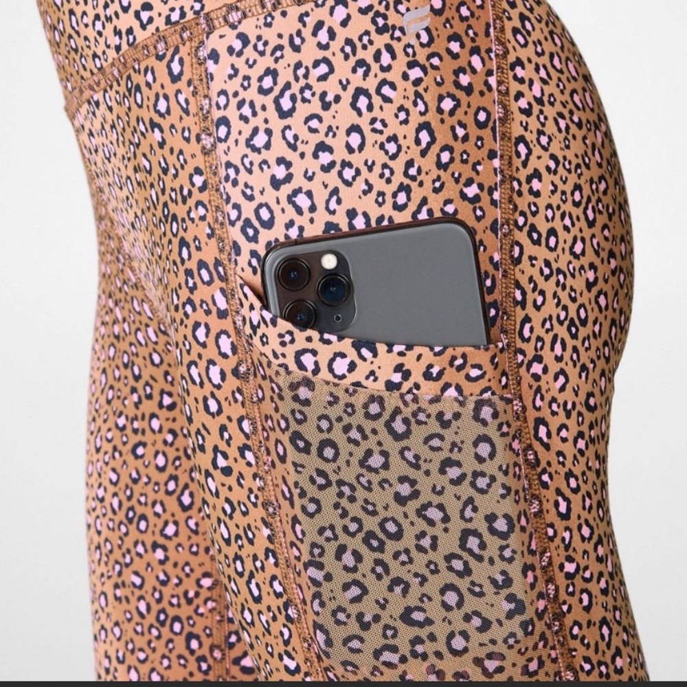 Leopard High Waisted Pocket Capri - Picture 3 of 8